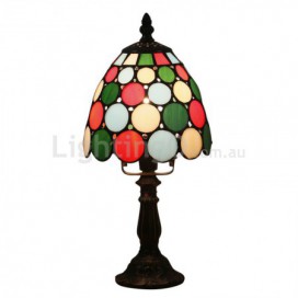 6 Inch European Stained Glass Table Lamp