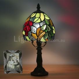 6 Inch European Stained Glass Table Lamp