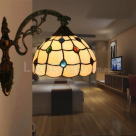 8 Inch EuropeanSimple Stained Glass Wall Light