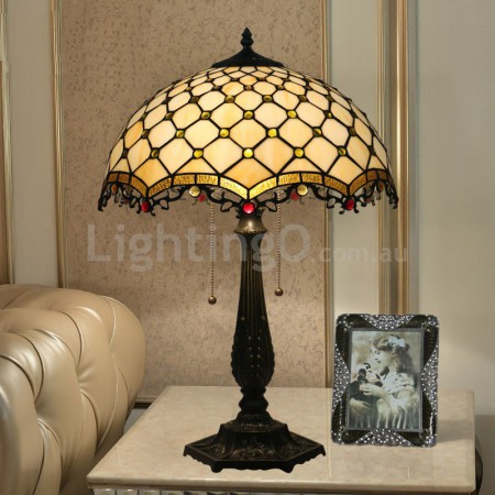 16 Inch American Stained Glass Table Lamp