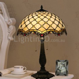 16 Inch American Stained Glass Table Lamp