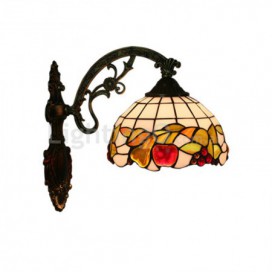 8 Inch European Stained Glass Wall Light