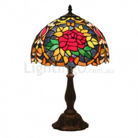 12 Inch European Stained Glass Table Lamp