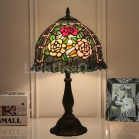 12 Inch European Stained Glass Table Lamp