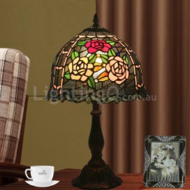 12 Inch European Stained Glass Table Lamp