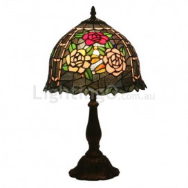 12 Inch European Stained Glass Table Lamp