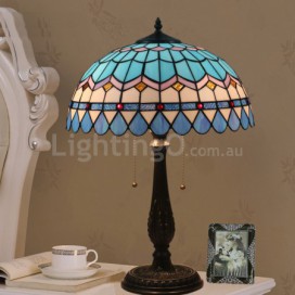 Mediterranean Stained Glass Mediterranean Style Table Lamp