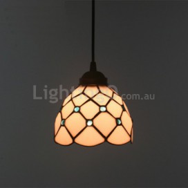 12 Inch European Stained Glass Pendant Light