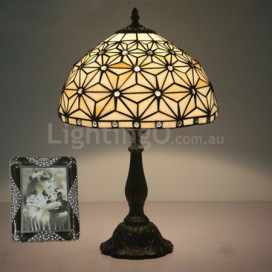 12 Inch American Simple Stained Glass Table Lamp