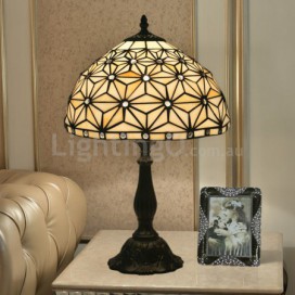 12 Inch American Simple Stained Glass Table Lamp