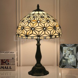 12 Inch American Simple Stained Glass Table Lamp