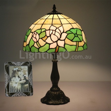 12 Inch European Stained Glass Table Lamp