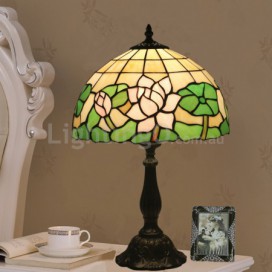 12 Inch European Stained Glass Table Lamp