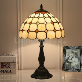 12 Inch European Stained Glass Table Lamp