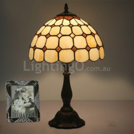 12 Inch European Stained Glass Table Lamp