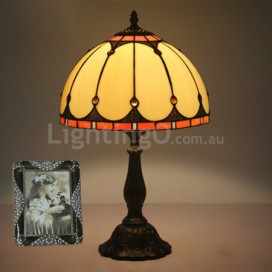 12 Inch European Stained Glass Table Lamp