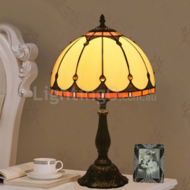 12 Inch European Stained Glass Table Lamp