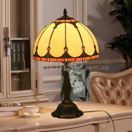 12 Inch European Stained Glass Table Lamp