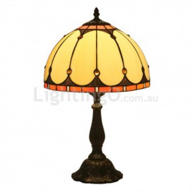 12 Inch European Stained Glass Table Lamp