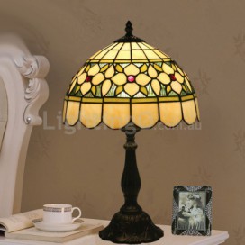 12 Inch European Stained Glass Table Lamp