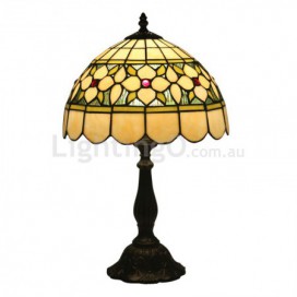 12 Inch European Stained Glass Table Lamp