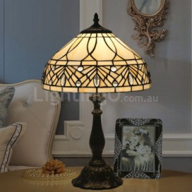 12 Inch European Stained Glass Table Lamp