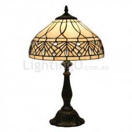 12 Inch European Stained Glass Table Lamp