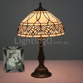 12 Inch European Stained Glass Table Lamp