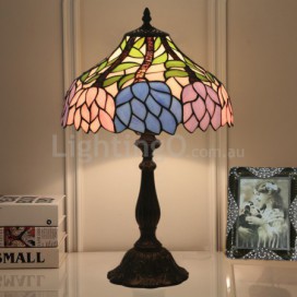 12 Inch European Stained Glass Table Lamp