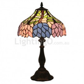 12 Inch European Stained Glass Table Lamp