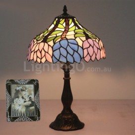 12 Inch European Stained Glass Table Lamp