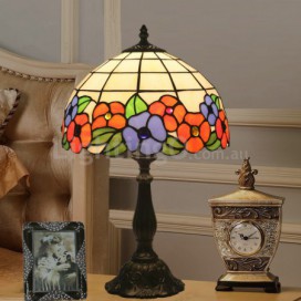 12 Inch European Stained Glass Table Lamp