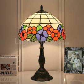 12 Inch European Stained Glass Table Lamp