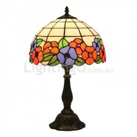 12 Inch European Stained Glass Table Lamp