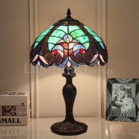 12 Inch American Stained Glass Table Lamp