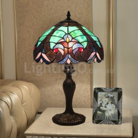 12 Inch American Stained Glass Table Lamp