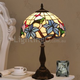 12 Inch European Stained Glass Table Lamp