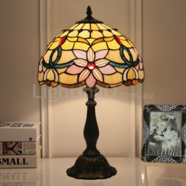 12 Inch European Stained Glass Table Lamp