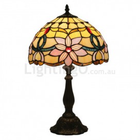 12 Inch European Stained Glass Table Lamp