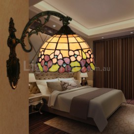 8 Inch European Stained Glass Wall Light