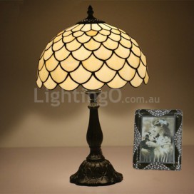 12 Inch European Stained Glass Table Lamp