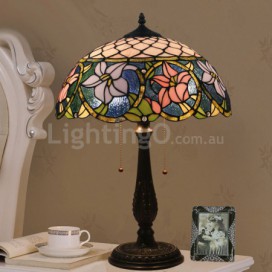 16 Inch European Stained Glass Table Lamp