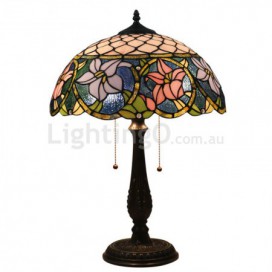 16 Inch European Stained Glass Table Lamp