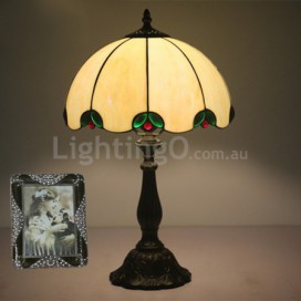 12 Inch American Simple Stained Glass Table Lamp