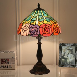 12 Inch European Stained Glass Table Lamp