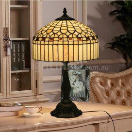 12 Inch American Simple Stained Glass Table Lamp