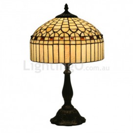 12 Inch American Simple Stained Glass Table Lamp