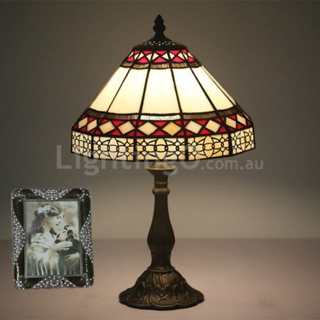 10 Inch European Stained Glass Table Lamp