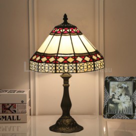 10 Inch European Stained Glass Table Lamp