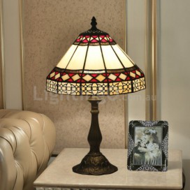 10 Inch European Stained Glass Table Lamp